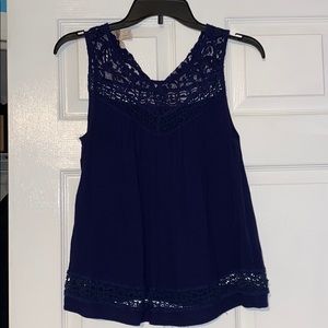 Navy Blue Tank Top